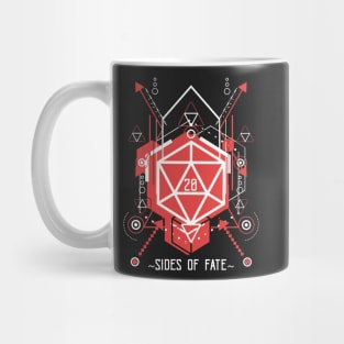 Pen and paper 20 sides of fate Mug